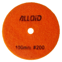 Круг зачистной Alloid Pro, алмазный, шлифовальный, на липучке, HEXAGON, 100мм, зерно 200 (DD-63388)