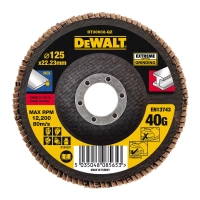 Круг зачистной DeWALT лепестковый INOX Extreme, металл, 125x22.23 мм, G 40 мкм (DT30602)