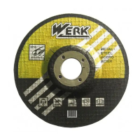 Круг зачистной Werk по металлу 125х6,3х22,23мм (34018)