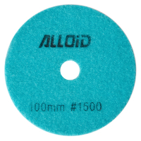 Круг зачистний Alloid Pro, алмазний, шліфувальний, на липучці, COMBS, 100мм, зерно 1500 (DD-63384)