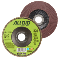 Круг зачистний Alloid торцевий, пелюстковий, 125мм, зерно 320, T27 (FD-125320)