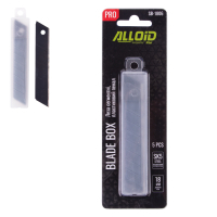 Лезо Alloid Pro, сегментне 18мм, SK5, пластиковий пенал, 5шт. (SB-1806)