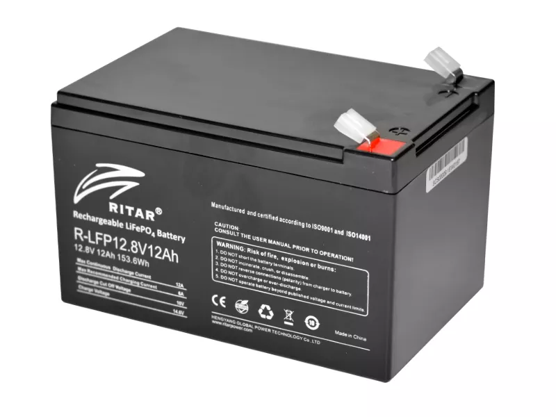 LiFePO4 акумулятор Ritar R-LFP12.8V12Ah