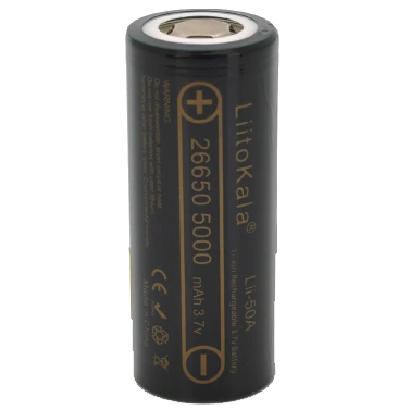 LiitoKala 26650 Li-Ion Lii-50A 5000mah