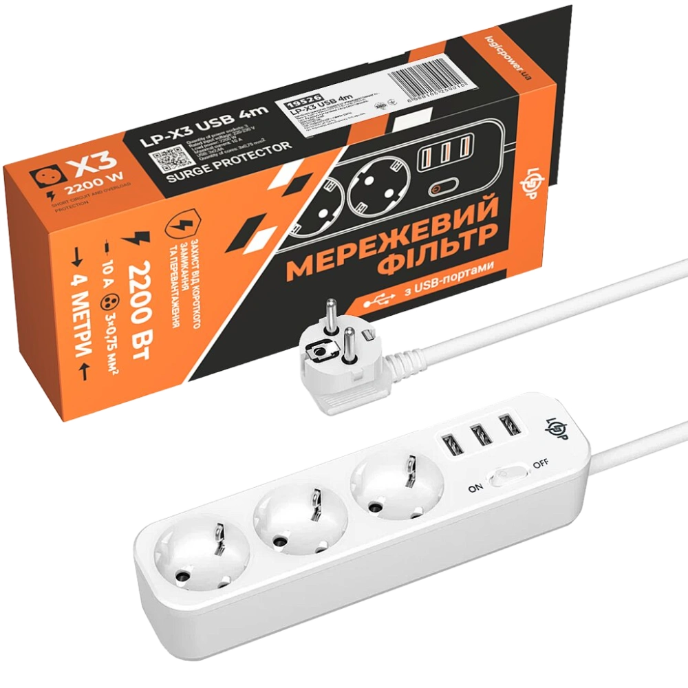 LogicPower PREMIUM LP-X3-USB-4