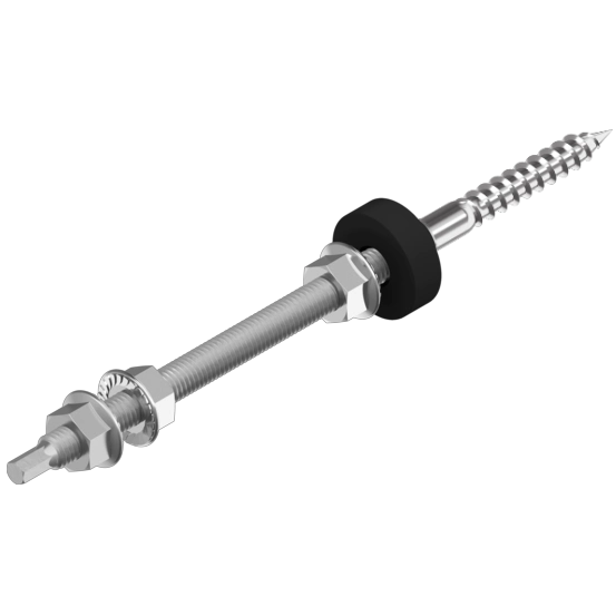 М10х200 + DIN6923+EPDM А2