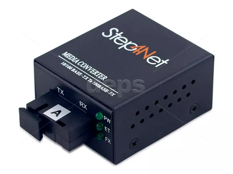 Медіаконвертери Step4Net MCm-Q-0,1-1SM-1310nm-20