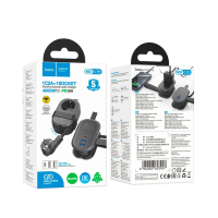 Мережевий фільтр живлення HOCO NS7 1 роз, 2 USB,USB-C, 20W, 1.1м, Black (NS7B)
