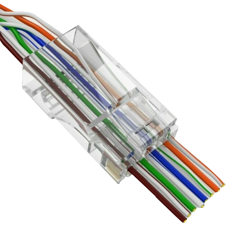 Merlion RJ-45 8P8C UTP Cat-5 (50 шт/уп.) для наскрізного підключення