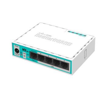 MikroTik hEX lite (RB750r2) 5-портовий
