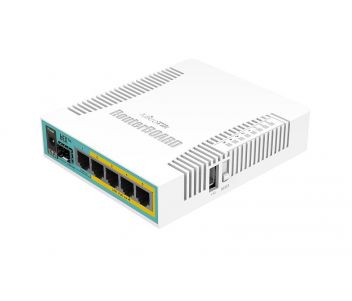 MikroTik hEX PoE (RB960PGS) 5-портовий PoE