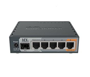 MikroTik hEX S (RB760iGS) 5-портовий