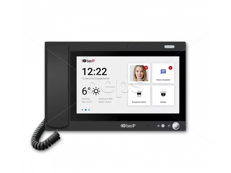 Монитор консьержа BAS-IP AM-02 Black