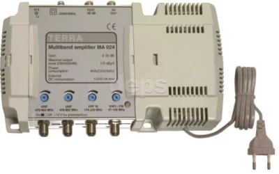 Мультидіапазонні  підсилювачі TERRA серії TERRA MA021, MA024, MA025, MA026 TERRA MA024