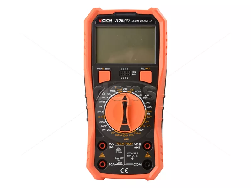 Мультиметр Victor VC890D, измерения: V, A, R, С, F, с емкостным диодом