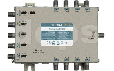 Мультисвіч TERRA MV516 — Мультисвічі з дистанційним живленням TERRA MV508, MV512, MV516