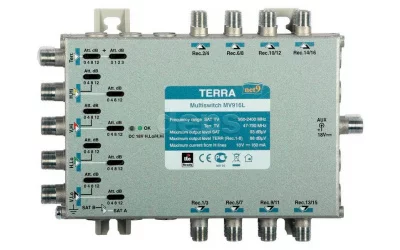Мультисвіч TERRA MV916L — Мультисвічі з дистанційним живленням TERRA MV908L, MV912L, MV916L