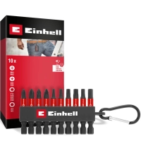 Набір біт Einhell 50mm, бітотримач з карабіном, PH PZ T H, 10шт (118633)
