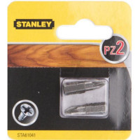 Набір біт Stanley Pozidriv, Pz2, L = 25 мм, 2 шт, блістер (STA61041)