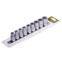 Набір торцевих головок Alloid Torx, 1/2"DR, E10-E24, 9шт., блістер (НГЕ-1024Б)