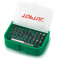 Набор бит Toptul для шуруповерта 31ед. 1/4" SL;PH;PZ;TORX;HEX + магнитный дер (GAAW3101)