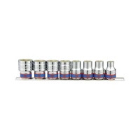 Набор торцевых головок KING TONY 1/2" 8 шт. на планке 10 - 22 мм (4510MR)