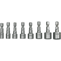 Набор торцевых головок Topex 1/4", 8 шт (39D387)