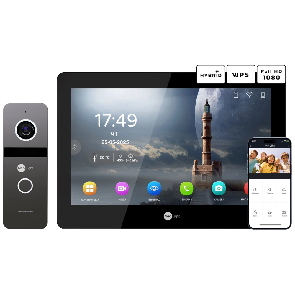 Neolight MEZZO Hybrid Black + SOLO FHD Graphite