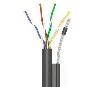Одескабель(ОК-net) OK-Net 4*2*0,51 КППт-ВП (100) трос 7*0,5мм cat 5e, бухта 305 м