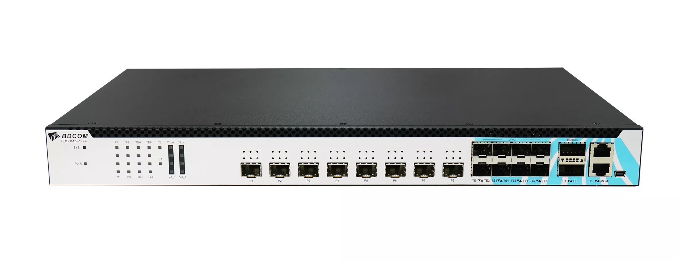 OLT BDCOM GP8600-08CP, XGS-PON Combo OLT, 8 портов