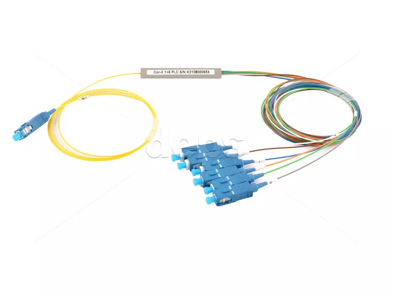 Оптические делители PLC 1×6 UPC (мини-корпус)