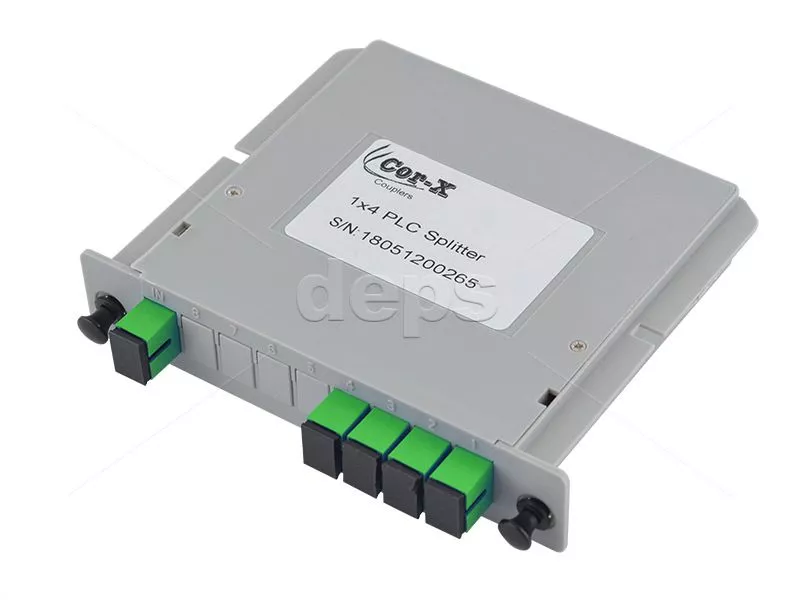Оптические корпусные делители (DIN/LGX) Coupler PLC-1×4-3-SC/APC