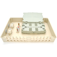 Оптический бокс Merlion PON-box до 24 сварных соединений, SC Simplex adaptor (ML-OP-F402A-24C)