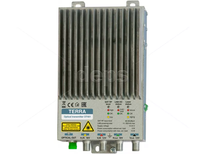 Оптичний передавач 4 ПЧ СТВ TERRA OT401 6F31