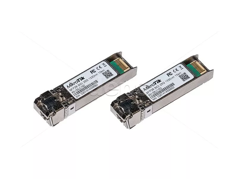 Пара SFP28 модулів MikroTik XS + 2733LC15D