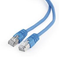 Патч-корд 0.5м FTP cat 6 CCA blue Cablexpert (PP6-0.5M/B)