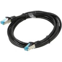 Патч-корд 1.5м, FTP cat 5e RJ-45 black Vention (VAP-B05-B150)