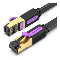 Патч-корд 1.5м FTP cat 7 RJ-45 black Vention (ICABG)
