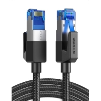 Патч-корд 15м, S/FTP cat 7 RJ-45 COPPER black Ugreen (U_30799)