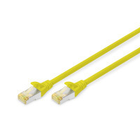 Патч-корд 1м, CAT 6a S-FTP, AWG 26/7, Cu, LSZH, yellow Digitus (DK-1644-A-010/Y)