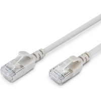 Патч-корд 1м, FTP, cat.6A, Sliim, AWG 32/7, Cu, LSZH, grey Digitus (DK-1632-A-010S)