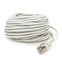 Патч-корд 20м FTP cat.5e, CU, RJ45, grey Merlion (PCM-CU-5E/20G)