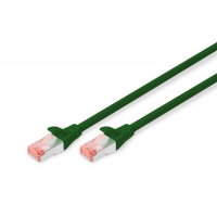 Патч-корд 3м, CAT 6 S-FTP, AWG 27/7, LSZH, green Digitus (DK-1644-030/G)