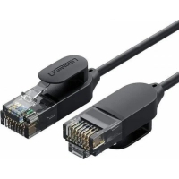 Патч-корд 3м, UTP cat 6 RJ-45 COPPER black Ugreen (U_70653)