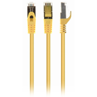 Патч-корд 5м S/FTP Cat 6A CU LSZH yellow Cablexpert (PP6A-LSZHCU-Y-5M)