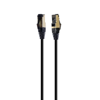 Патч-корд 5м, S/FTP, cat 8, литий, 50u", CU, AWG 27, LSZH, black Cablexpert (PP8-LSZHCU-BK-5M)
