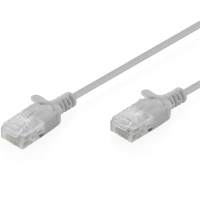Патч-корд 5м, UTP, cat.6, Sliim, AWG 32/7, Cu, LSZH, grey Digitus (DK-1618-050S)