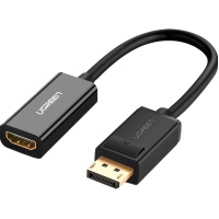 Перехідник Display Port M to HDMI F 1080P black Ugreen (40362)