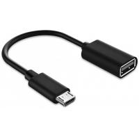 Перехідник OTG USB 2.0 AF to Micro 5P 0.1m black XoKo (XK-AC130-BK)