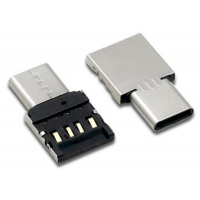 Перехідник OTG USB 2.0 AF to USB-C M Lapara (LA-OTG-Type-C-adaptor)